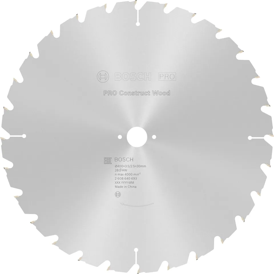 Bosch PRO Construct Wood lame circulaire 400 mm