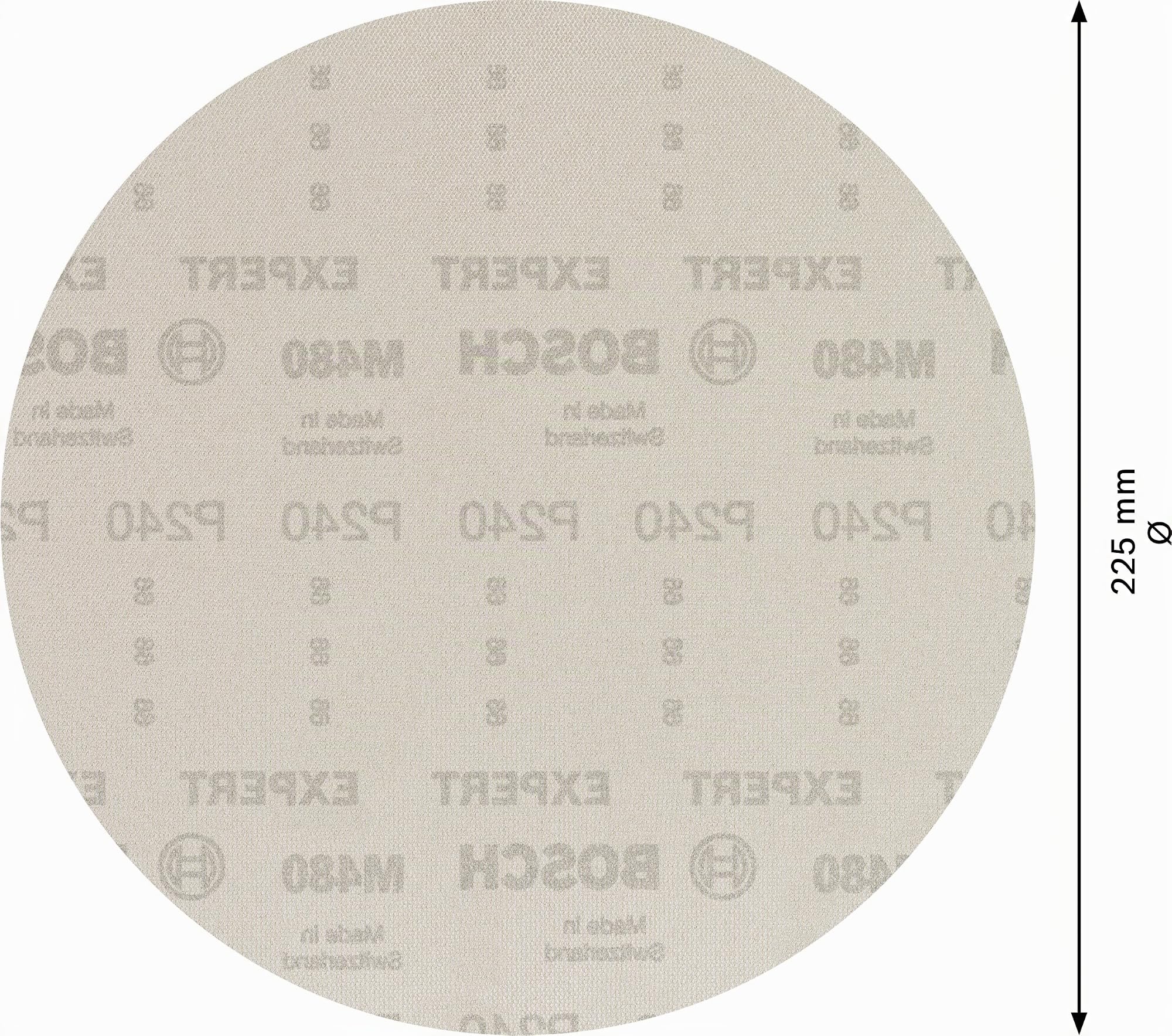 Bosch Expert M480 disque abrasif 225 mm grain 240 x25