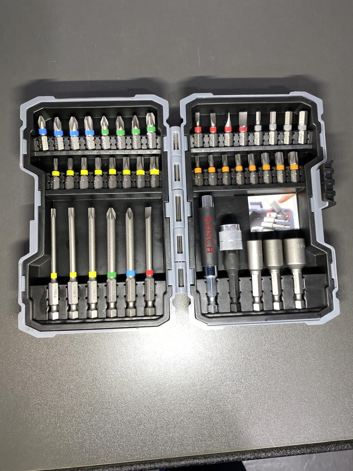 Bosch Extra Hard coffret embouts vissage 43 pièces