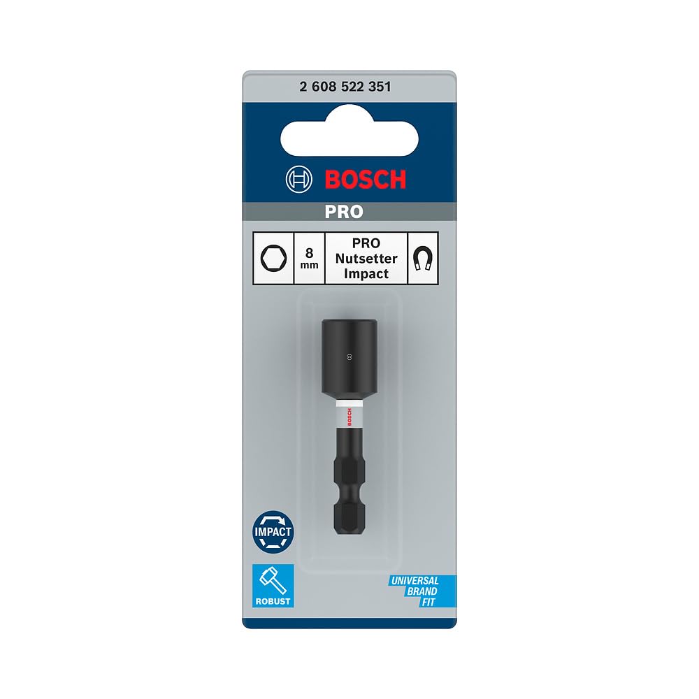 Bosch PRO douille Impact 8 x 50 mm 1/4 pouce