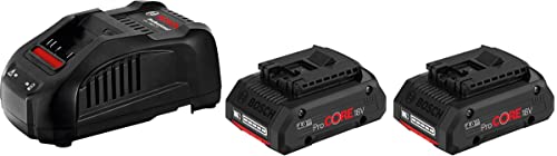 Bosch ProCORE18V 4,0Ah kit 2 batteries + GAL 1880 CV