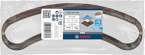 Bosch X440 bandes abrasives 75x533 G120 bois peinture