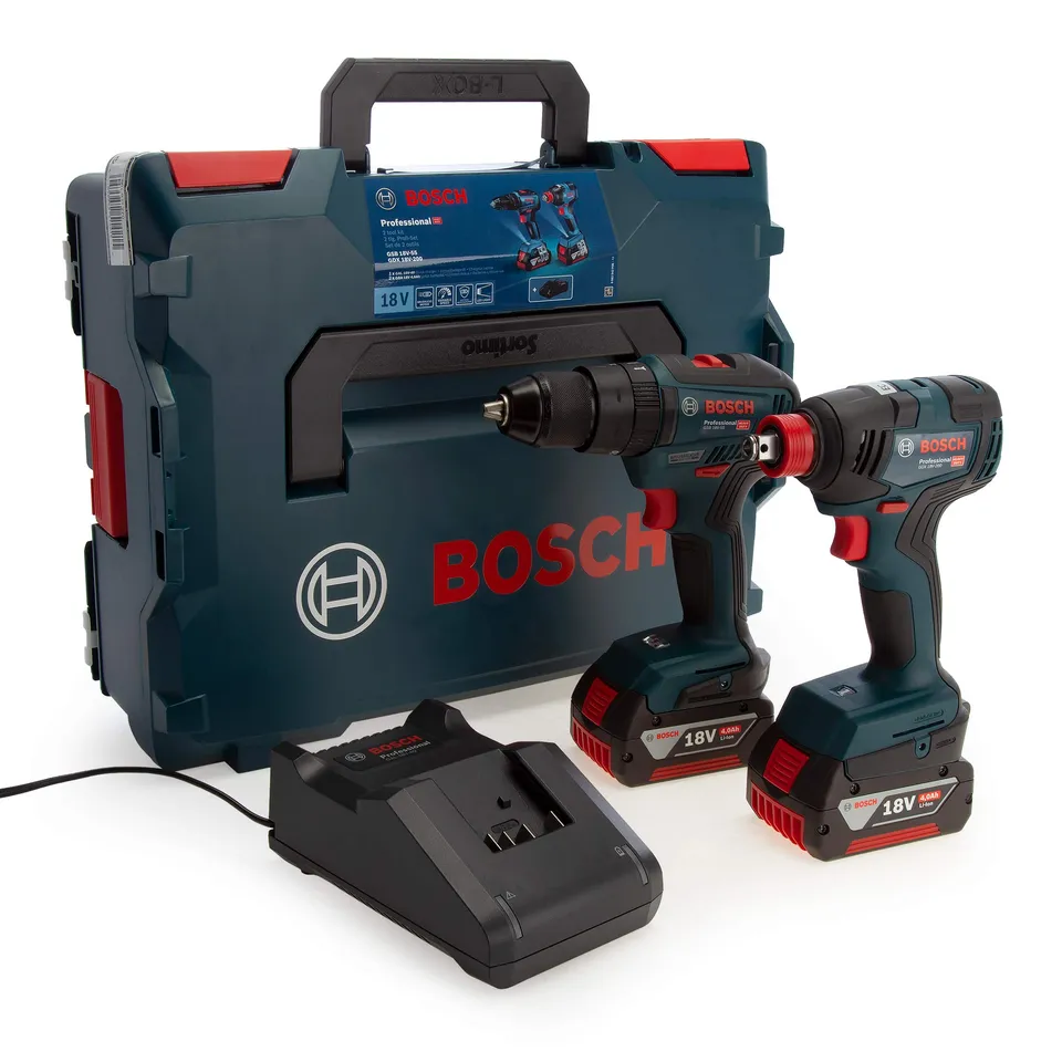 Bosch GDX 18V-200 + GSB 18V-55 kit 18V 2x4,0 Ah