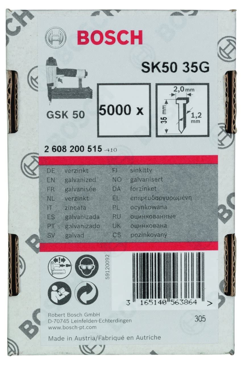 Bosch Pro BN18 clous tête plate 1,2x40 mm 5000 pcs