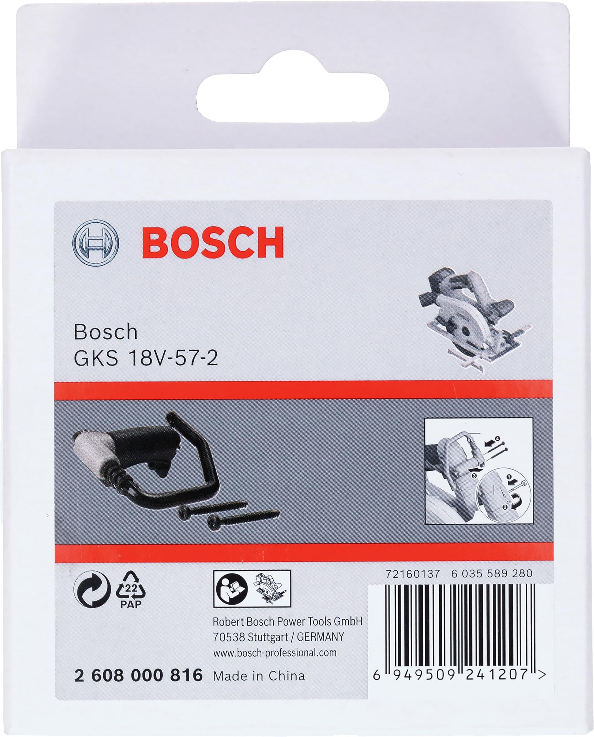 Bosch Crochet GKS 18V-57-2 scie circulaire 1 pièce