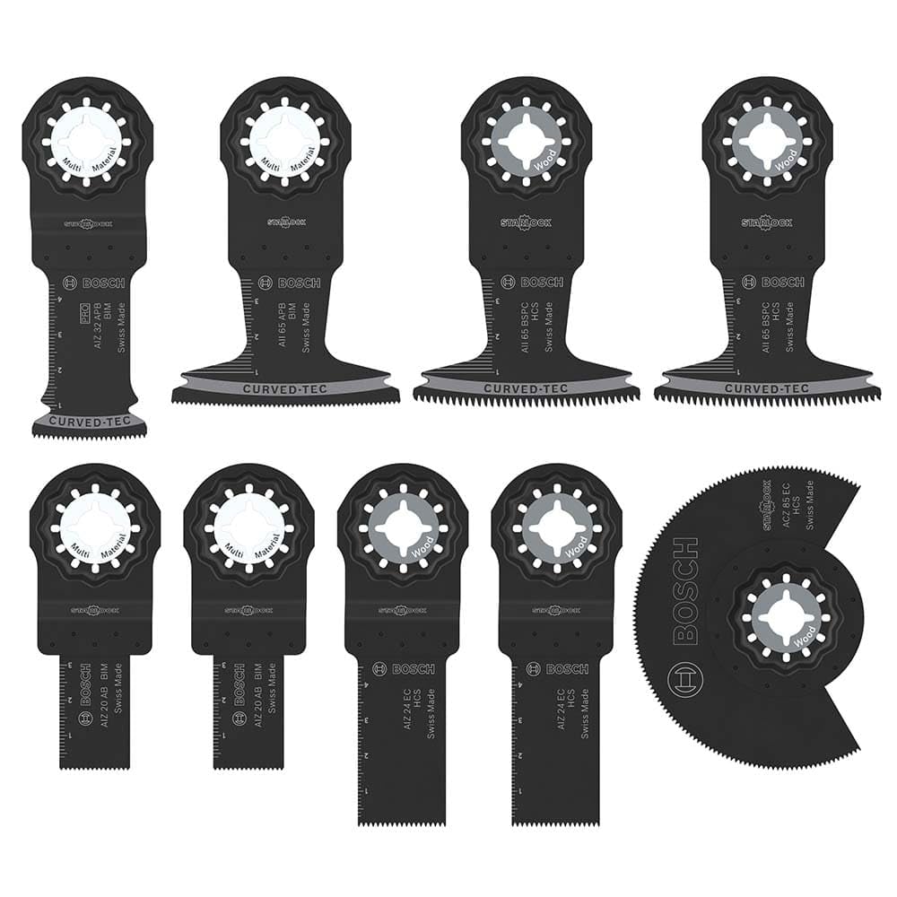 Bosch Wood Soft Metal coffret multifonction 9 lames bois