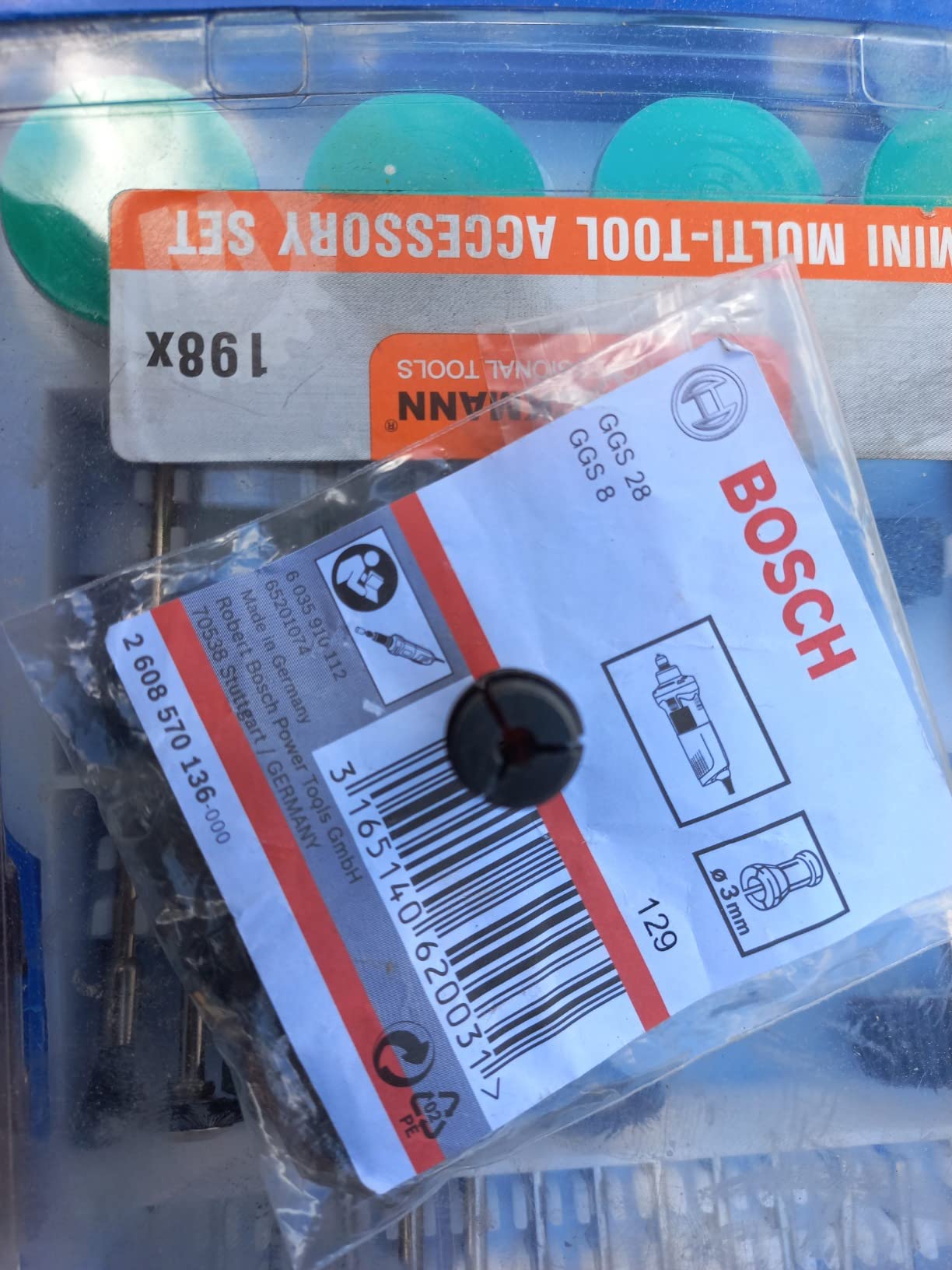 Bosch pince serrage 8 mm défonceuse avec écrou