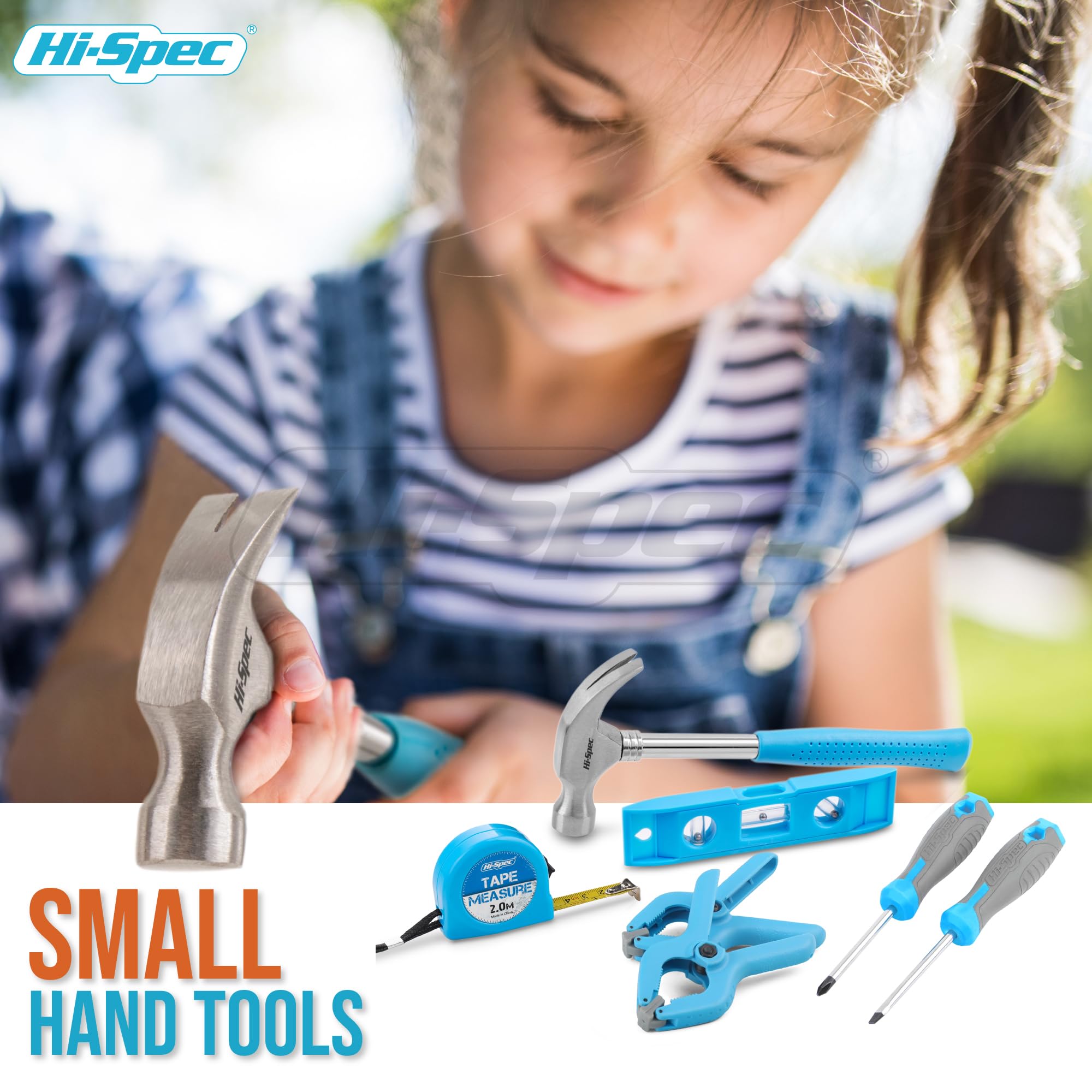 Hi-Spec KIDS Series ceinture outils enfant bleue 16p