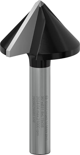 Bosch Pro fraise à rainurer en V 90° 31,8 mm queue 8 mm