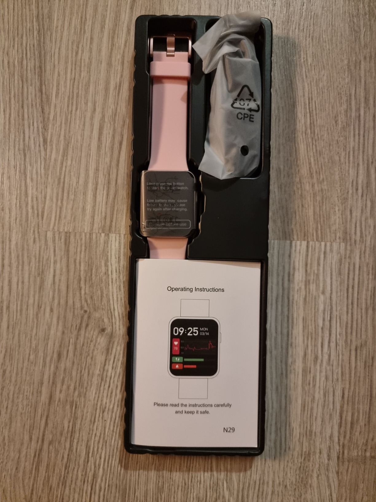 GRV montre connectée sport cardio oxymètre IP68