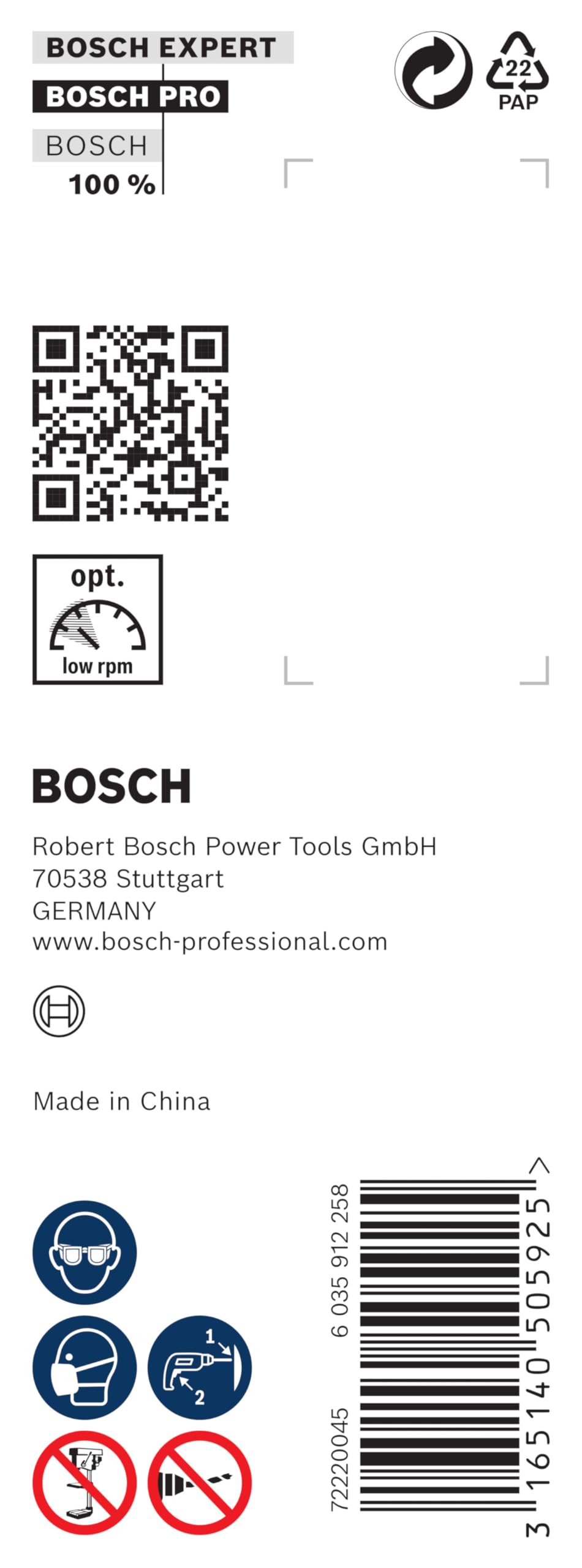 Bosch mèche hélicoïdale bois 25x385 mm six pans