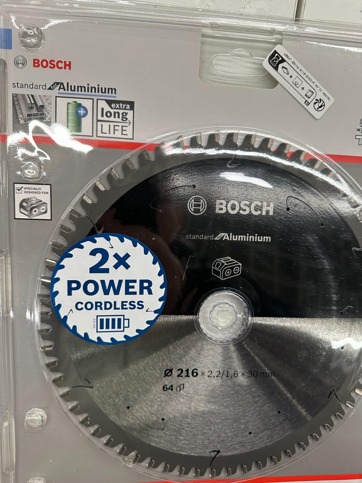 Bosch Expert lame scie circulaire alu 216 mm 64 dents