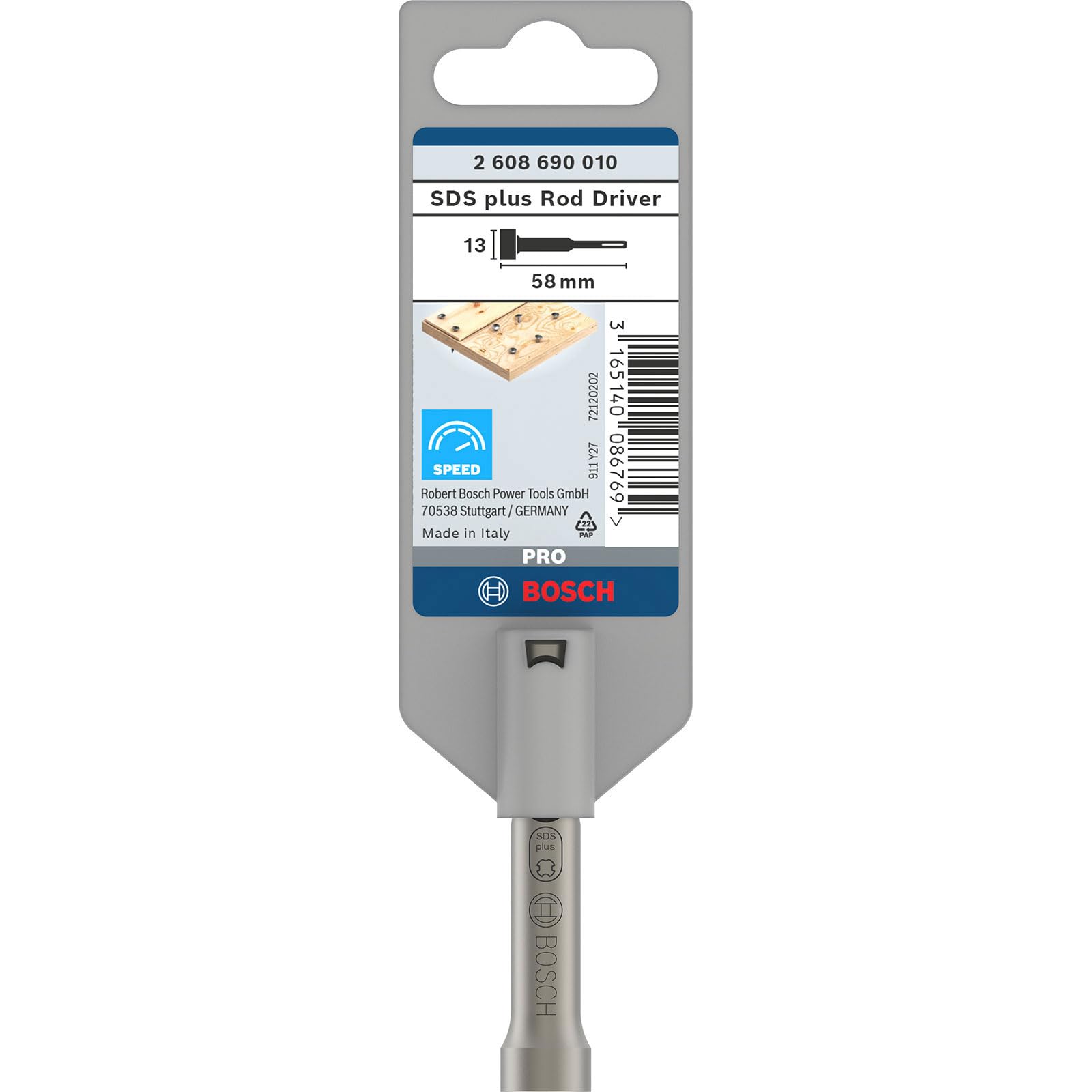 Bosch Chasse-clous SDS-plus 58 mm bois PRO