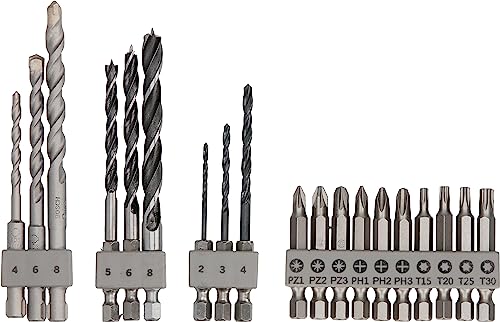 Bosch Uneo kit mixte 19 pièces bois métal pierre SDS