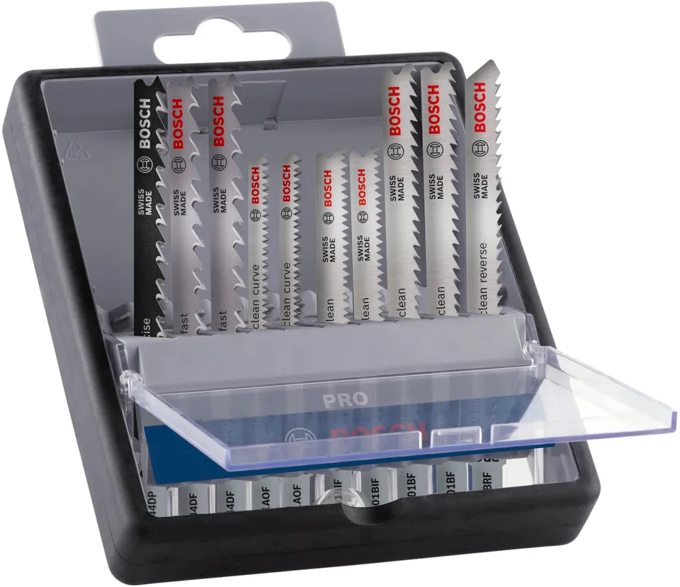 Bosch PRO Hardwood coffret lames scie sauteuse 83 mm lot 10