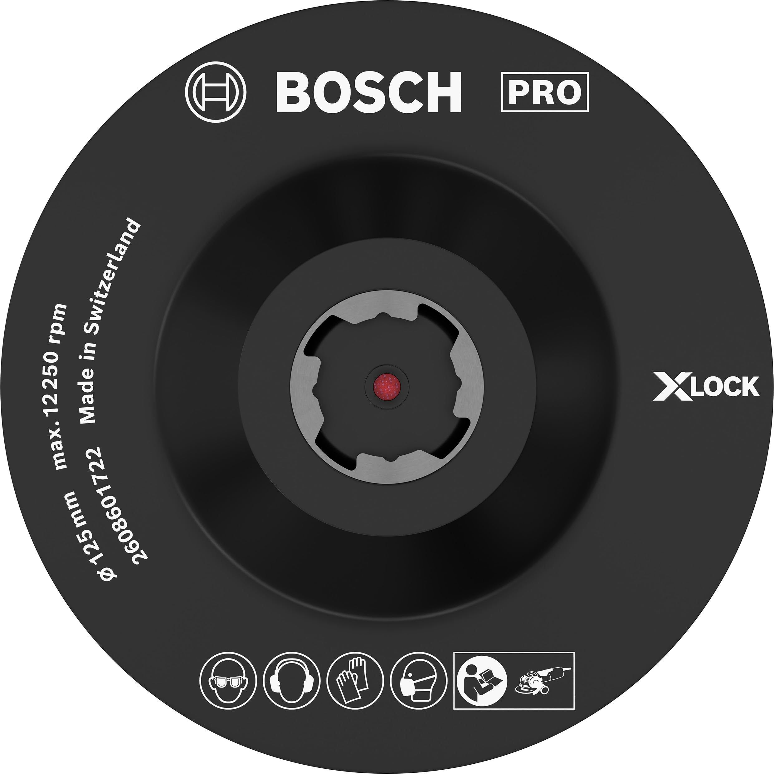 Bosch plateau de ponçage X-LOCK 125 mm auto-agrippant