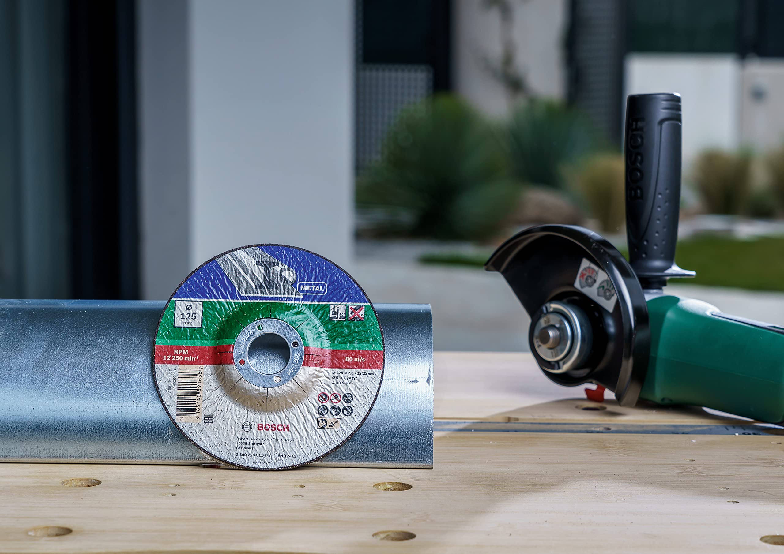 Bosch 5 Disques Tronçonner Métal Ø 125 mm Déporté