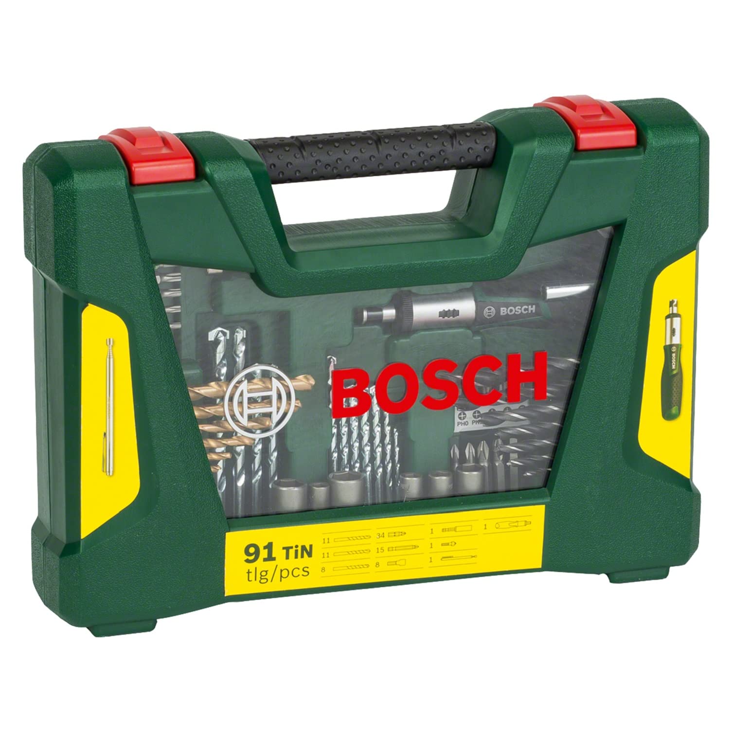 Bosch V-Line coffret forets embouts 91 pièces titane