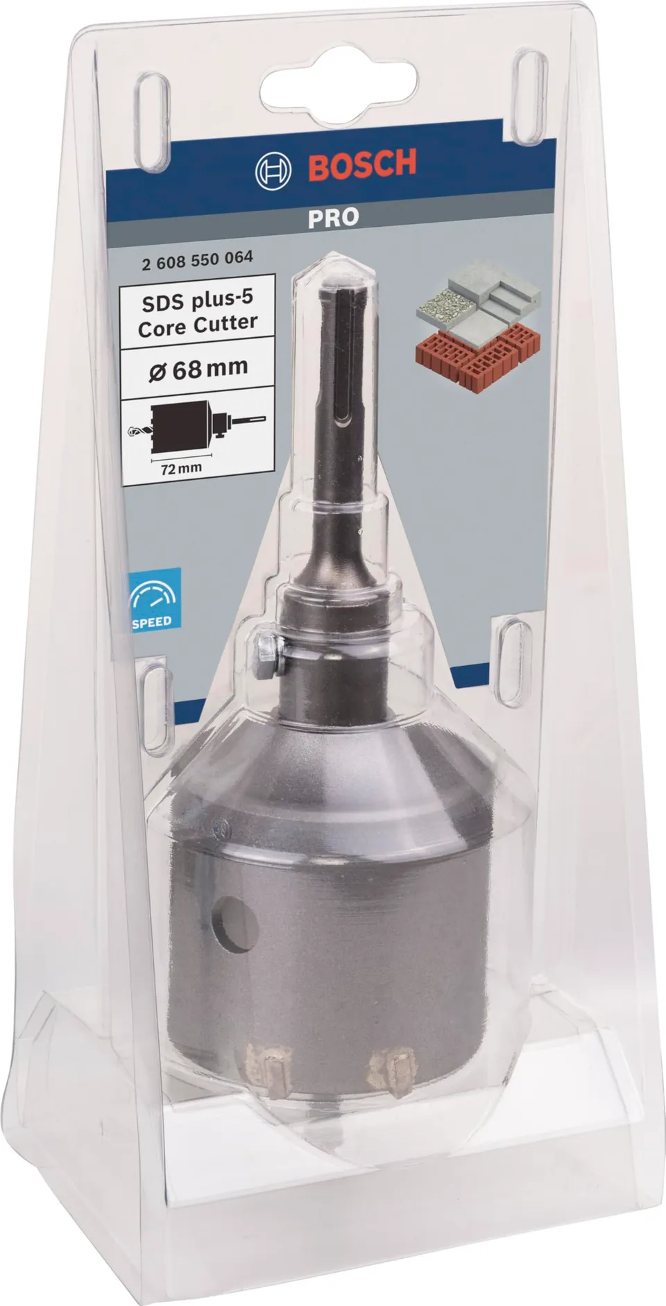 Bosch Professional 68 mm couronne trépan carbure béton