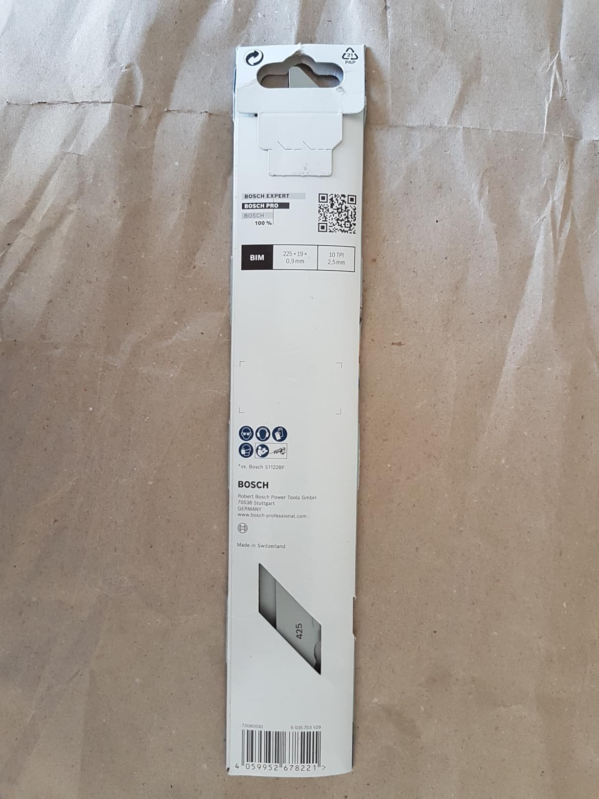 Bosch S1022HFR lame scie sabre 200mm x5 palettes