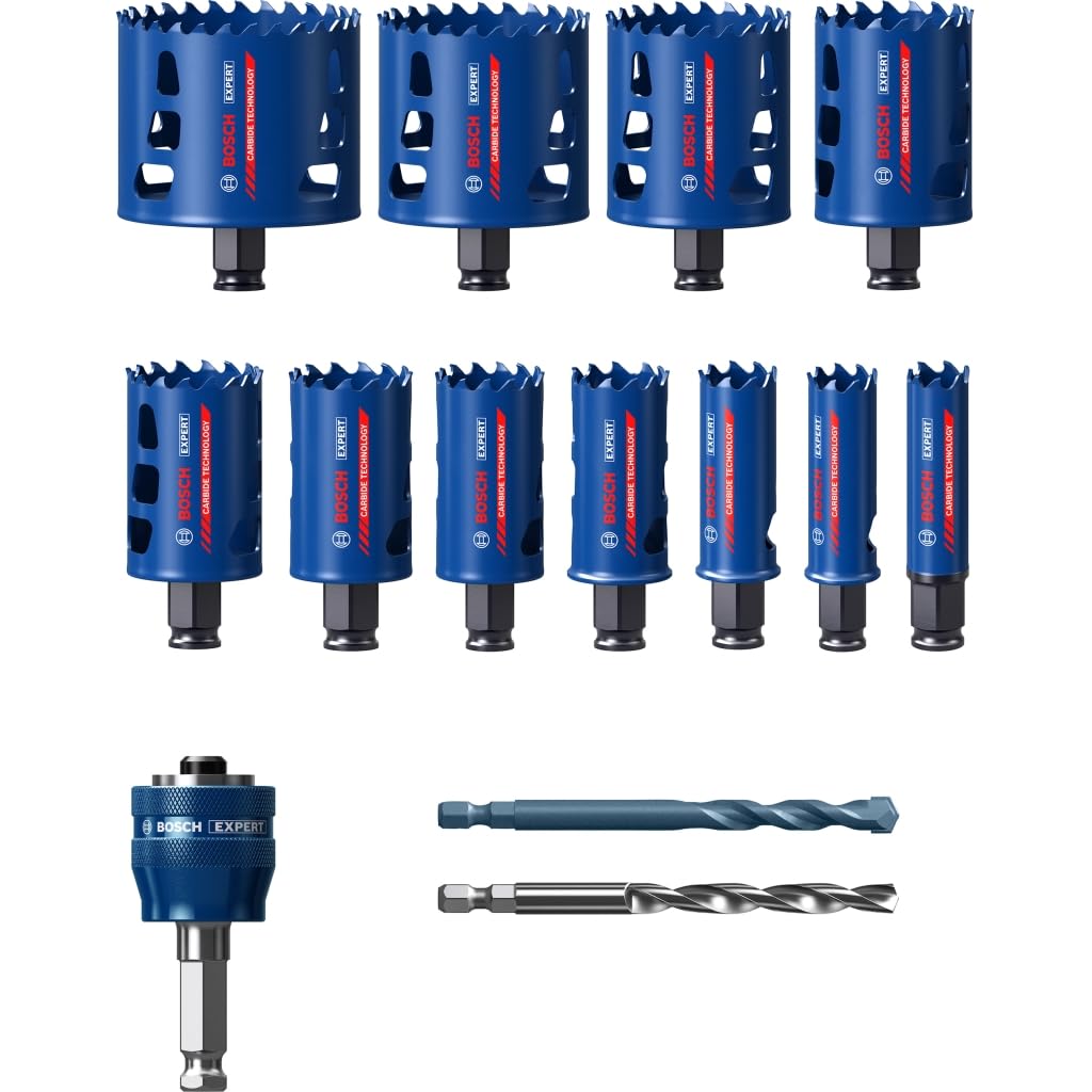 Bosch EXPERT Tough Material coffret scies trépans 20-76 mm