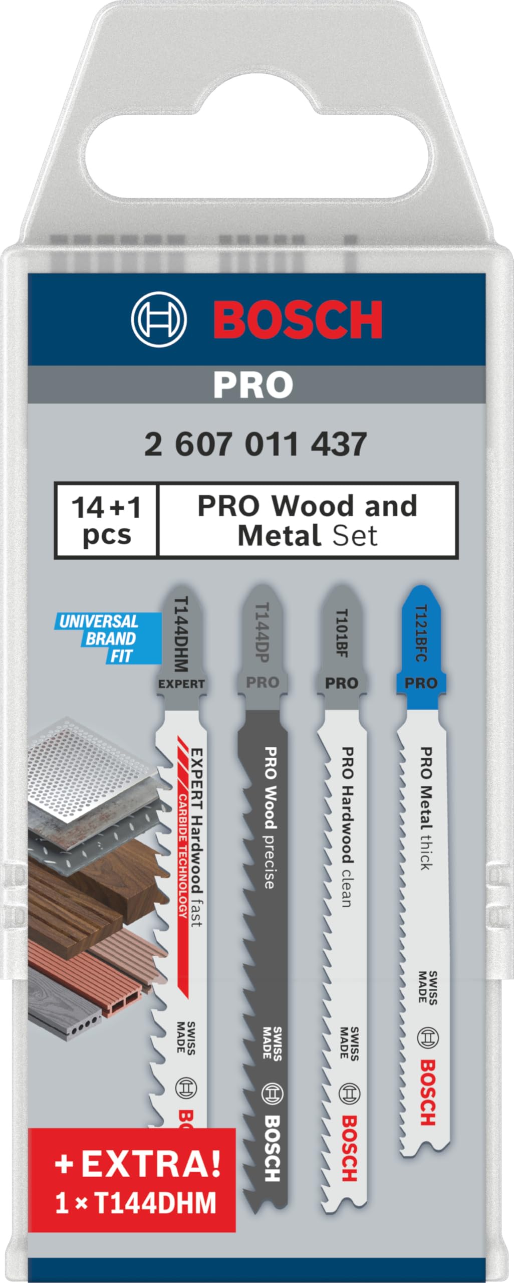 Bosch All-in-One PRO coffret 15 lames scie sauteuse