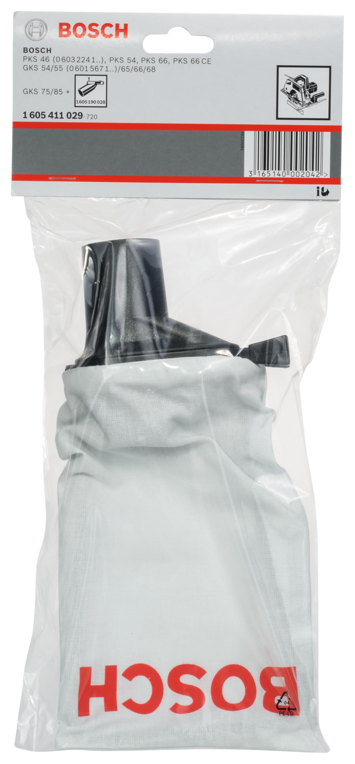 Bosch Aspirateurs sac tissu PBS 75 E ponceuse bande