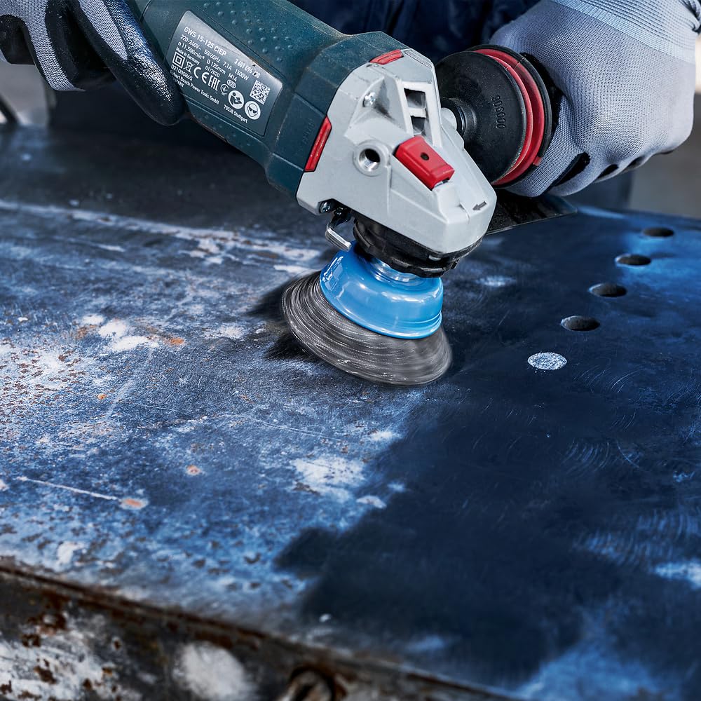 Bosch Pro Steel brosse boisseau acier 75 mm M14