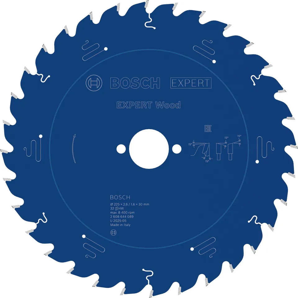 Bosch EXPERT Wood Lame scie circulaire 225 mm T32