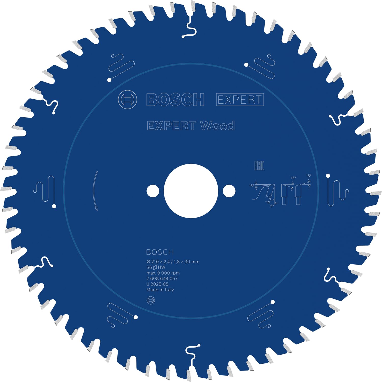 Bosch EXPERT Wood Lame scie circulaire 210x30 T56