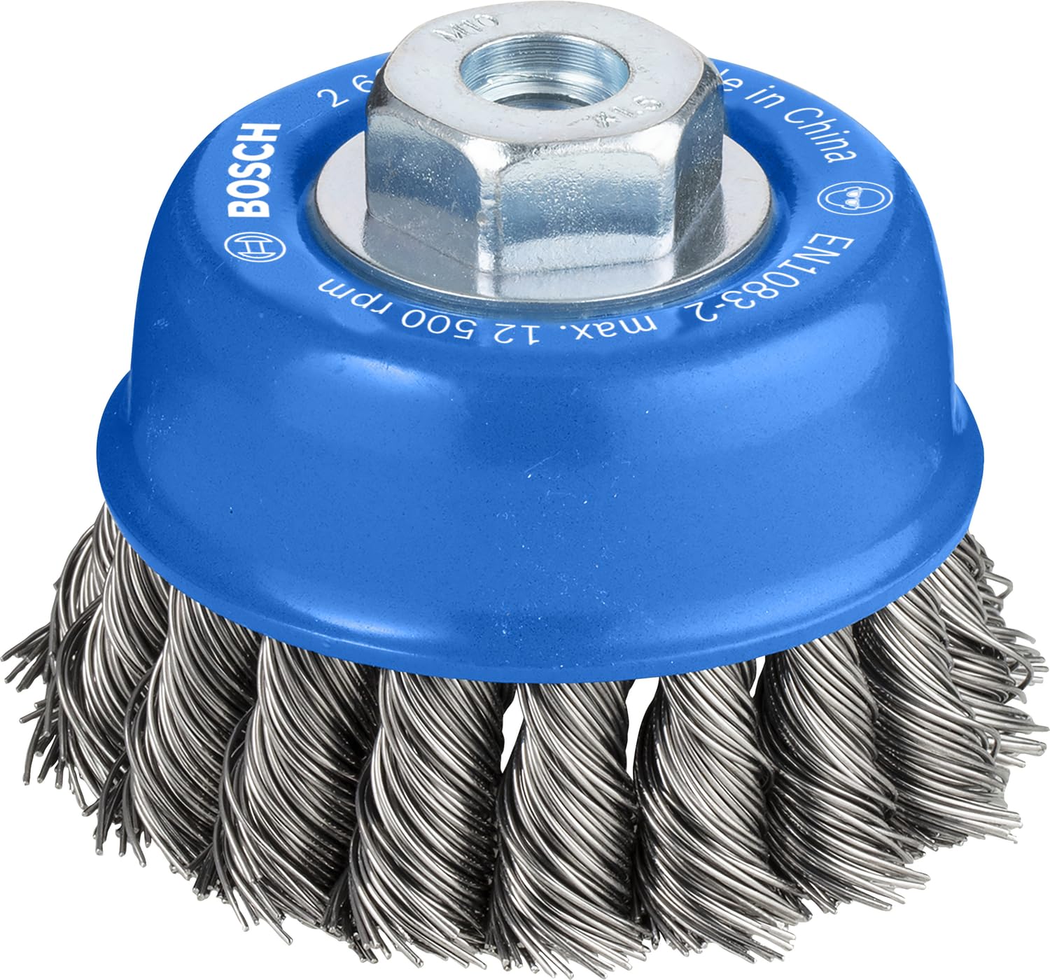 Bosch Pro Steel brosse boisseau 75 mm M10 fils torsadés acier