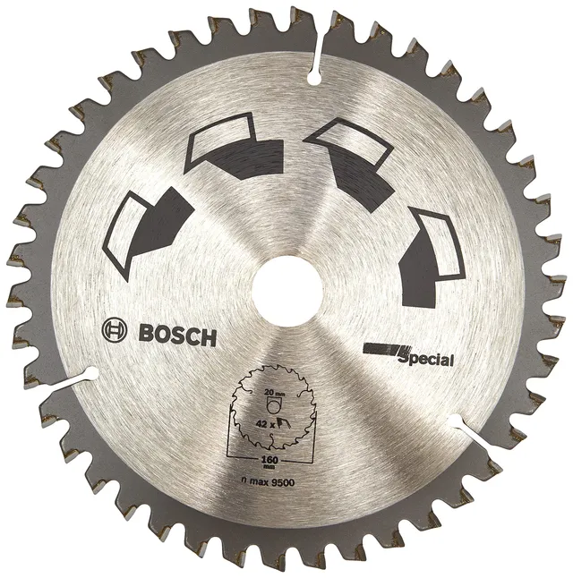 Bosch Lame scie circulaire Special 160 mm 42 dents bois alu