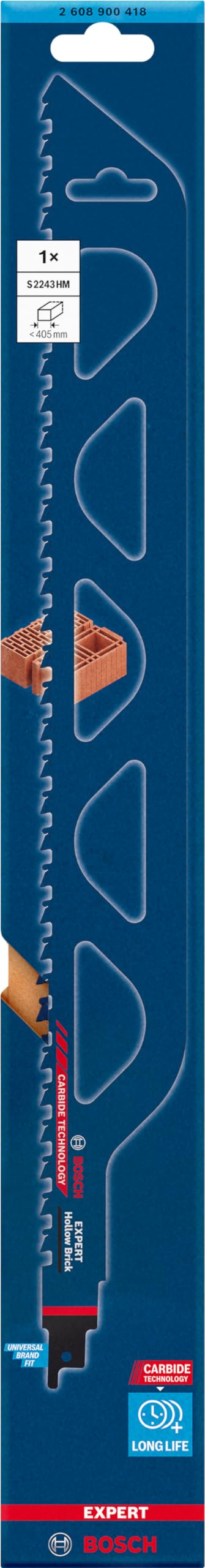 Bosch Expert Hollow Brick lame scie sabre 455 mm brique