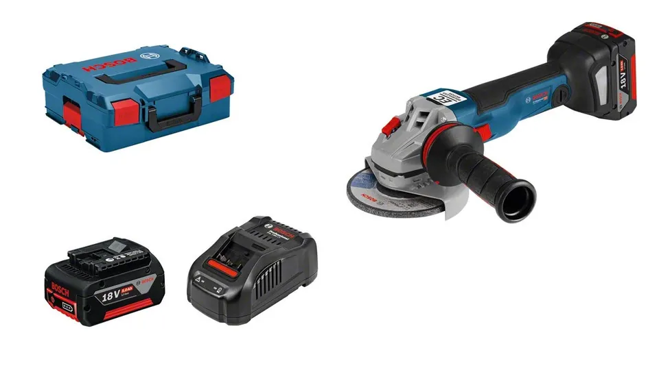 Bosch GWS 18V-10 C meuleuse 125 mm 2x5,0Ah L-BOXX