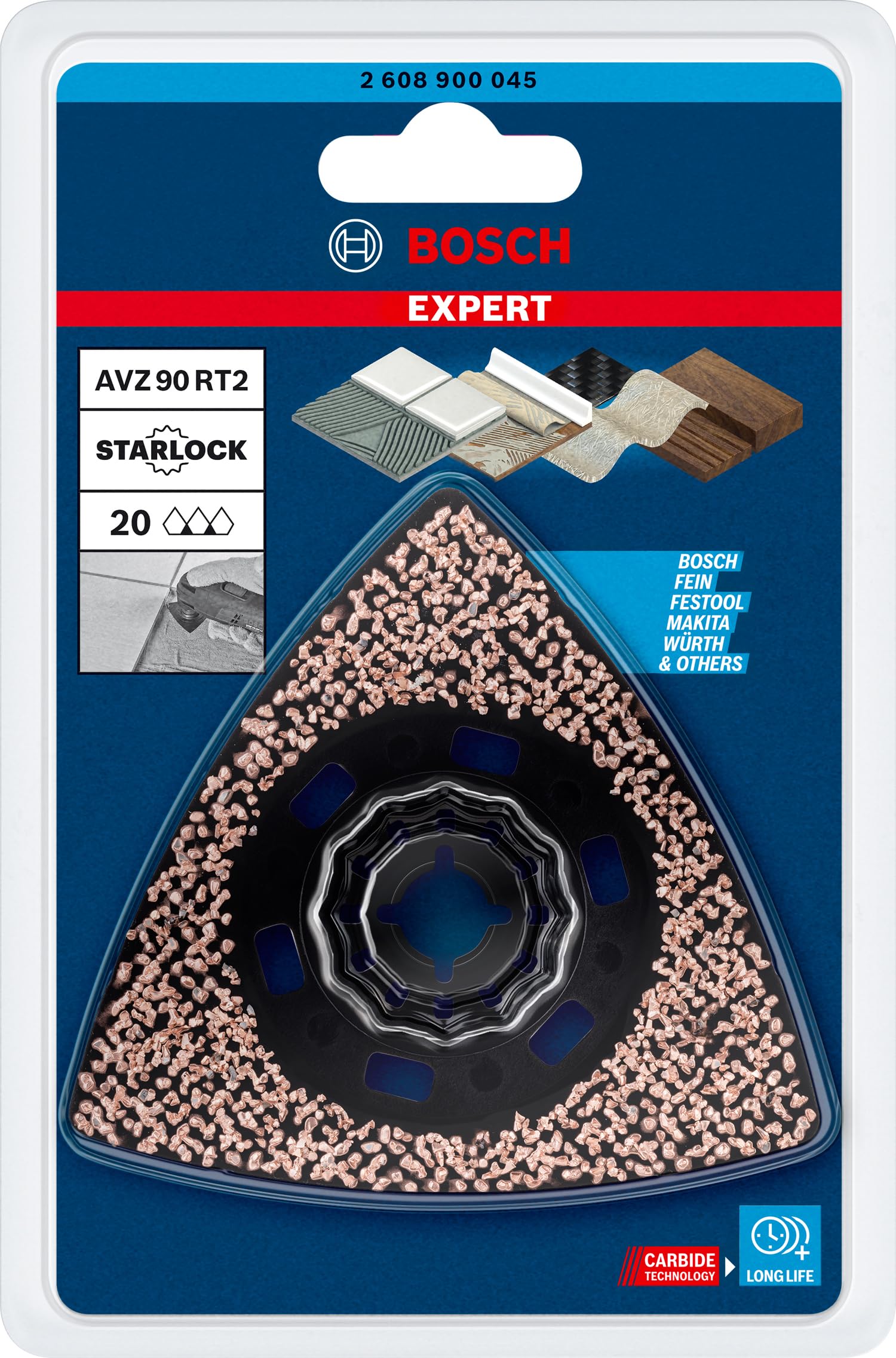 Bosch EXPERT AVZ 90 RT2 Plateau ponçage 90mm