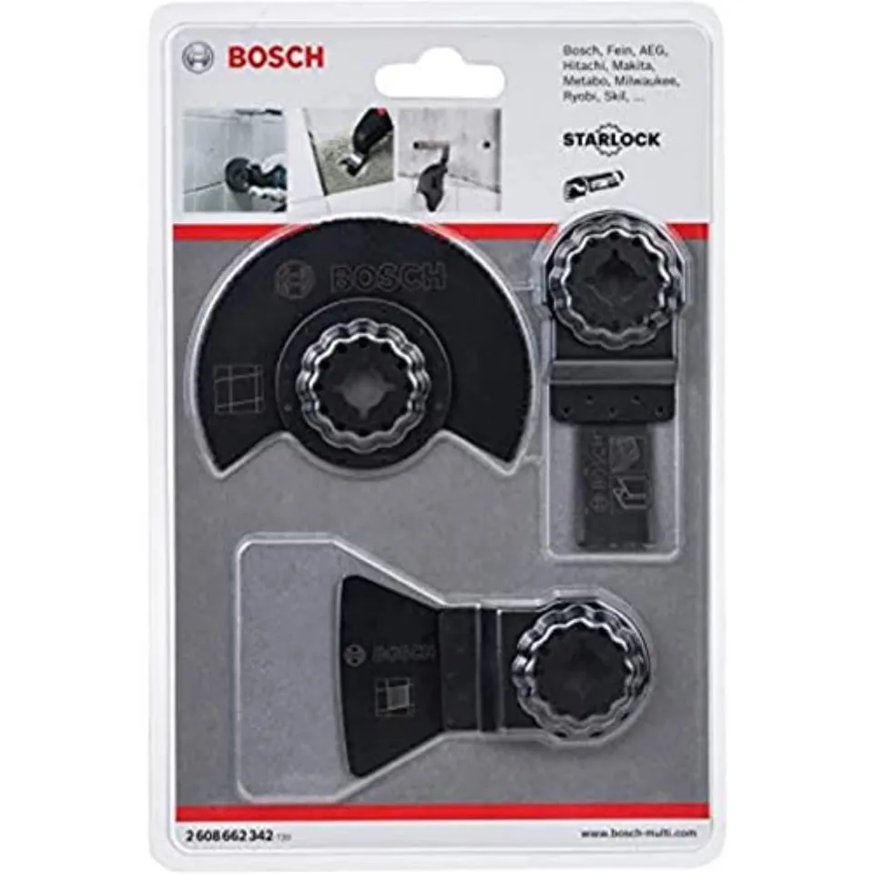 Bosch Coffret Carreleur Multifonction AIZ ATZ ACZ 3 pcs