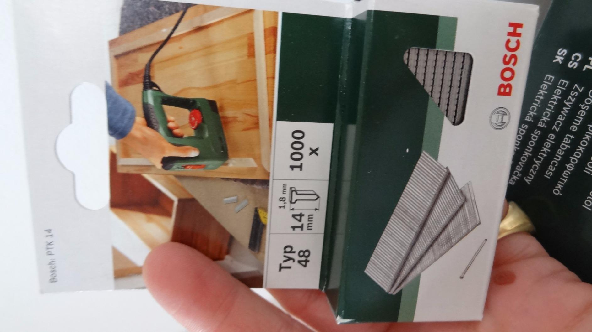 Bosch Type 48 clous agrafage 14 mm tête 1,8 mm 1000 pcs