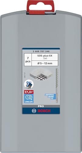Bosch PRO SDS plus-5X coffret forets beton 7 pieces