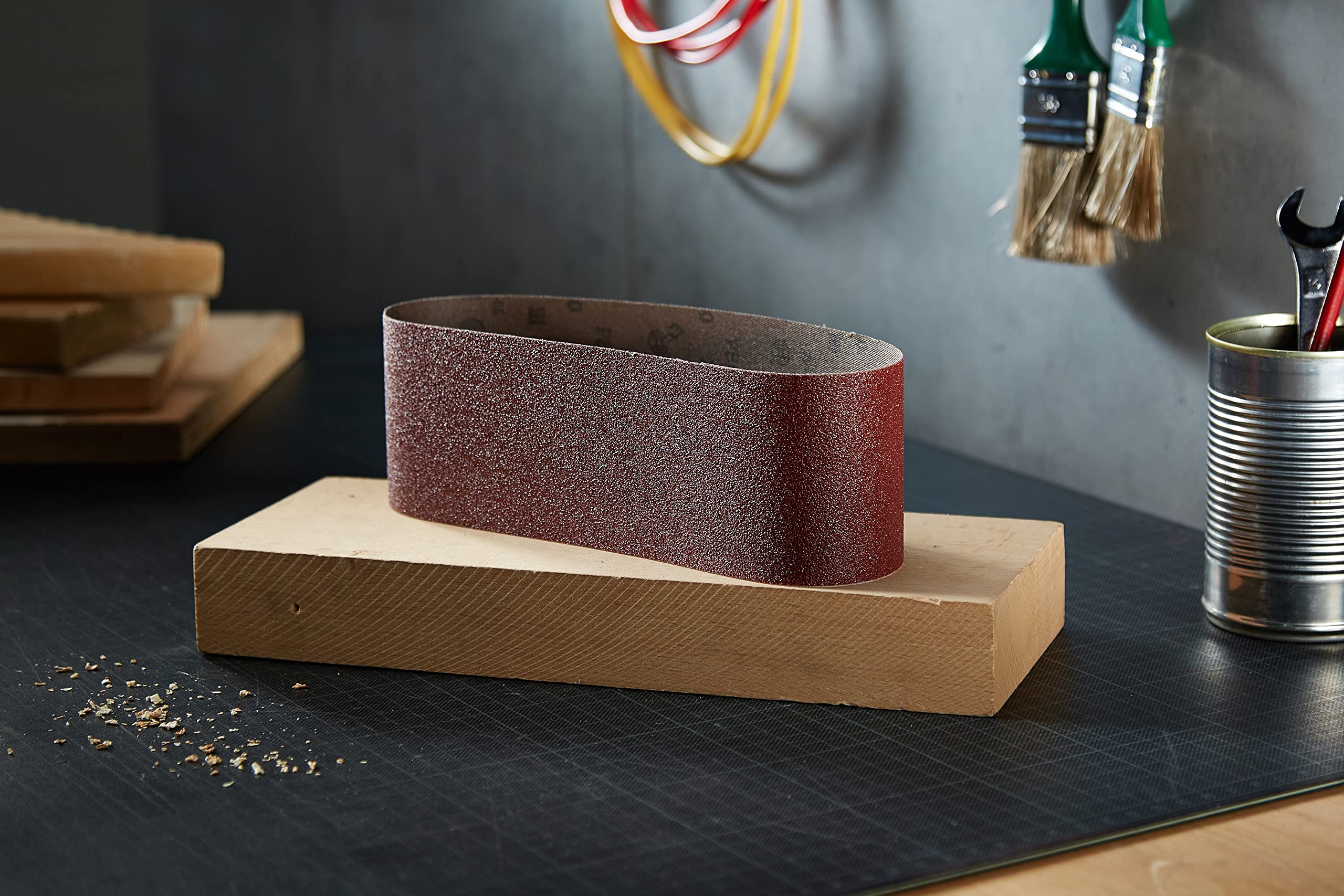 Bosch Kit 9 Bandes Abrasives 75x533 mm Grain 60/80/100