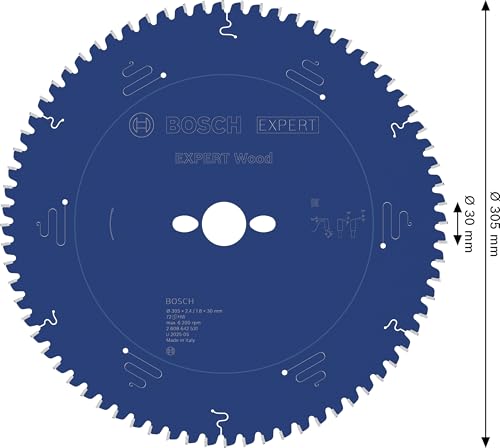 Bosch EXPERT Wood lame scie circulaire 305 mm T72 bois