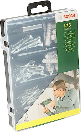 Bosch Coffret fixation 2607019511 173 pcs chevilles