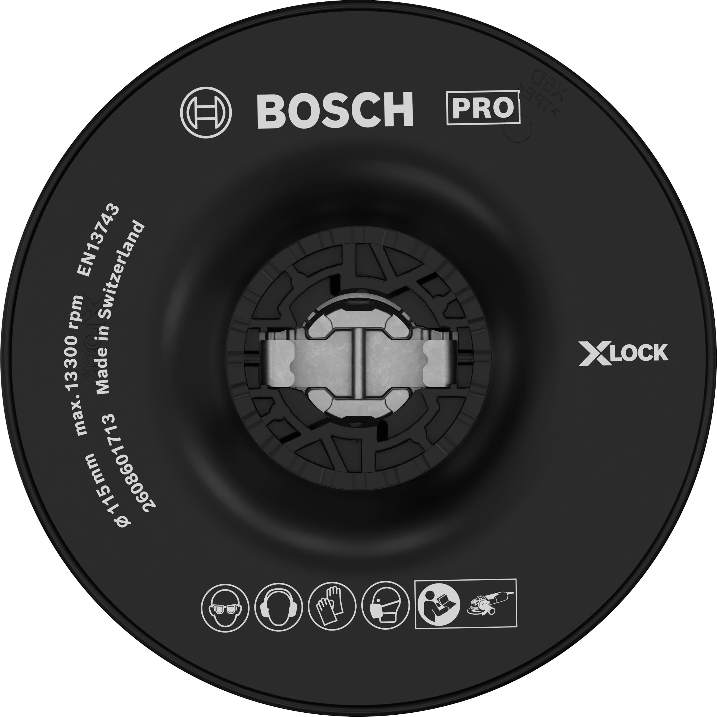 Bosch PRO Backing Pad Plateau Ponçage Moyen 125mm X-Lock