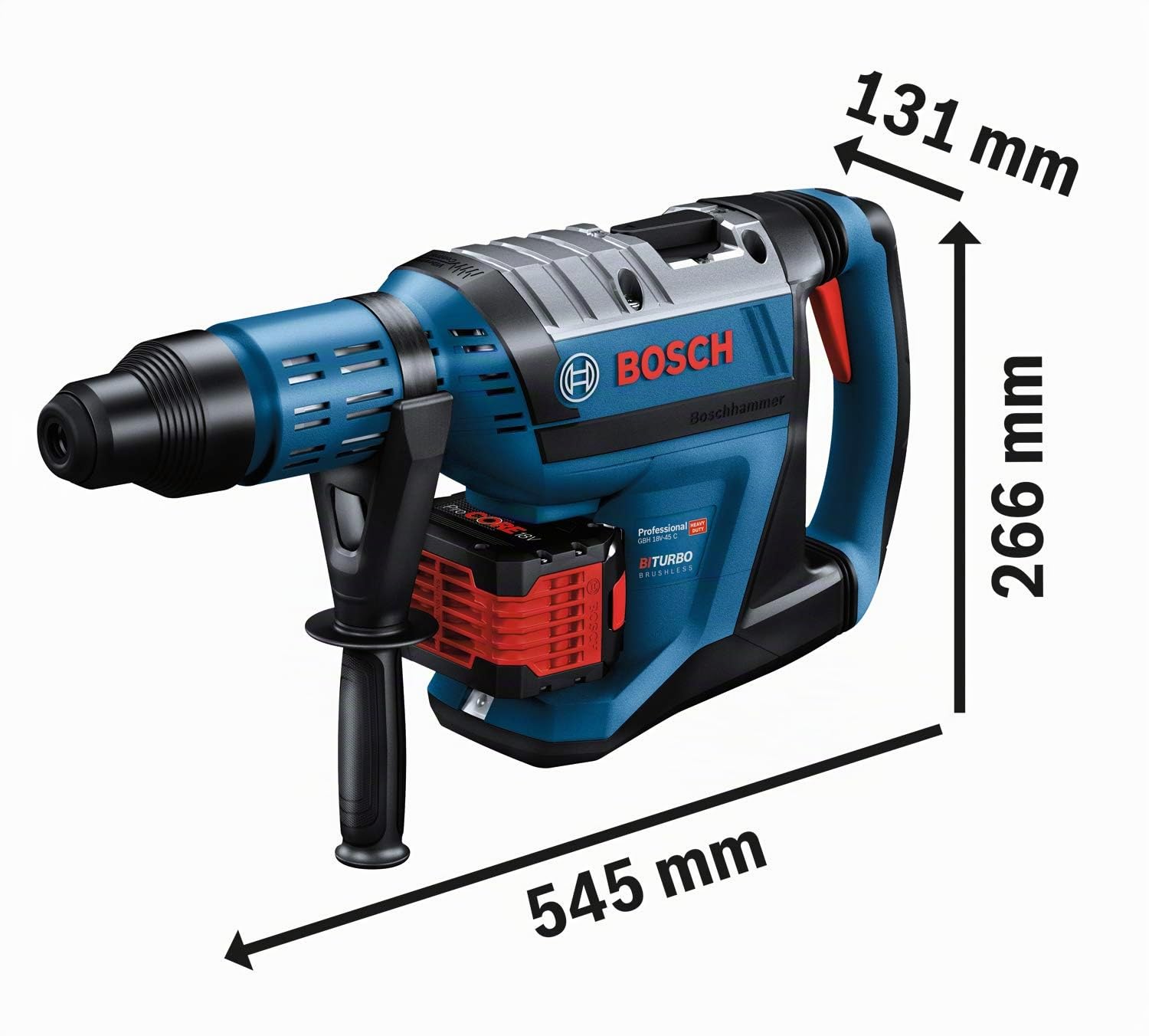 Bosch GBH 18V-45 C perforateur BITURBO SDS max seul