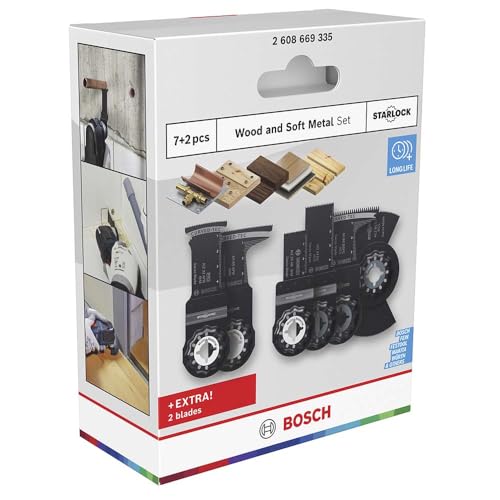 Bosch Wood Soft Metal coffret multifonction 9 lames bois