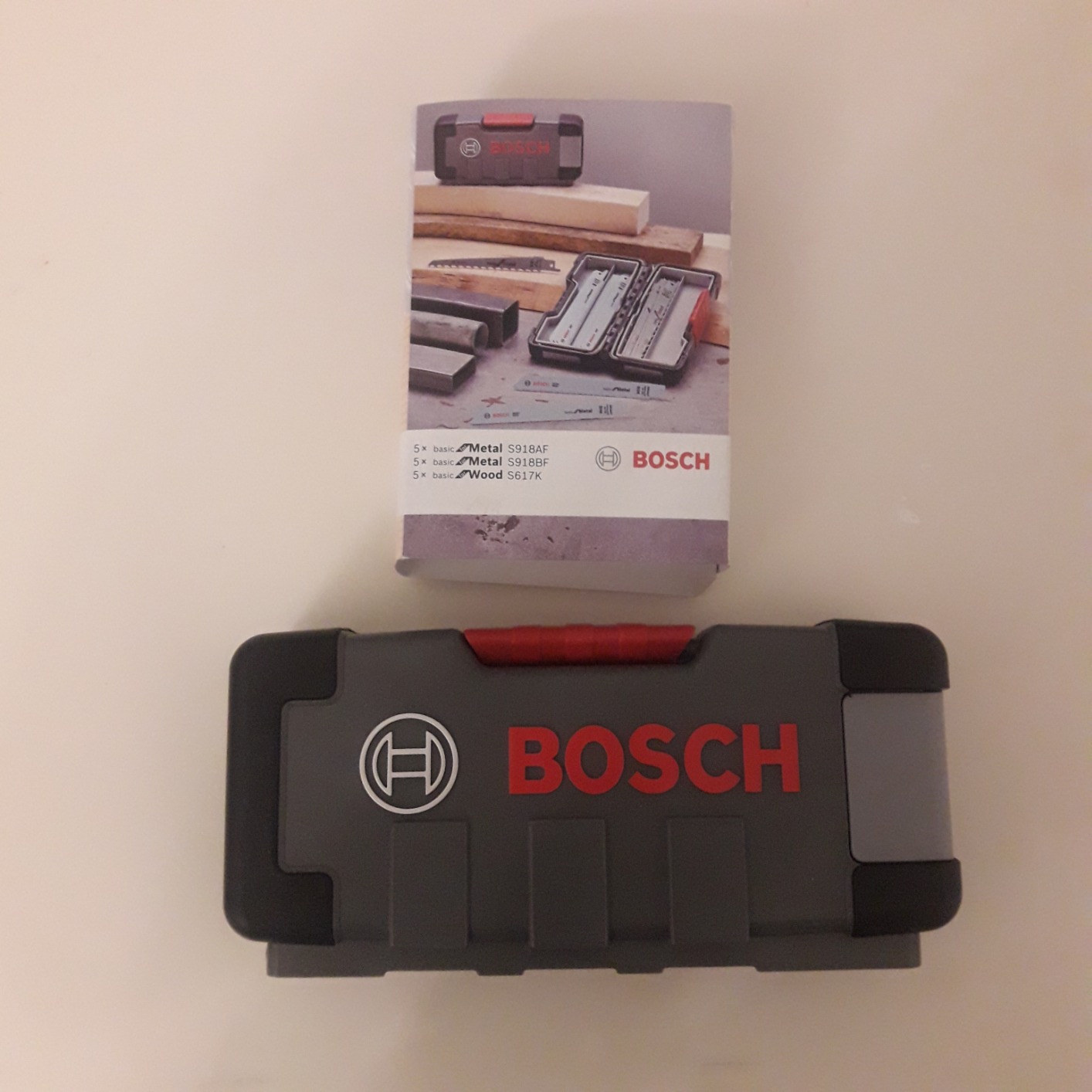 Bosch Set 15 lames scie sabre bois métal ToughBox