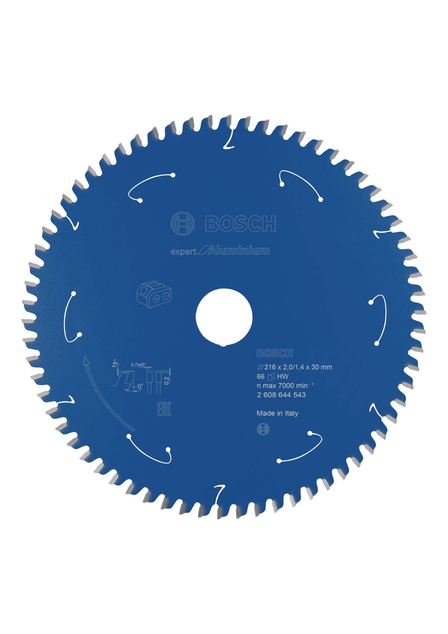 Bosch Expert for Aluminium lame 254x30 78 dents alu