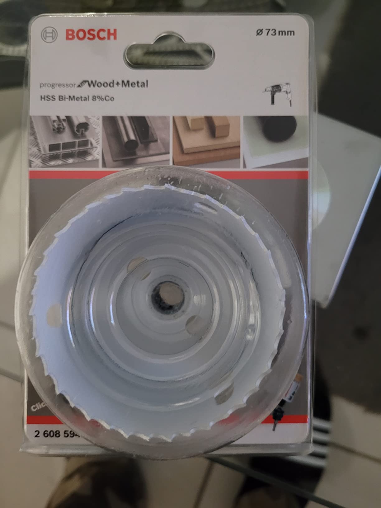 Bosch Progressor scie cloche 14 mm bois métal