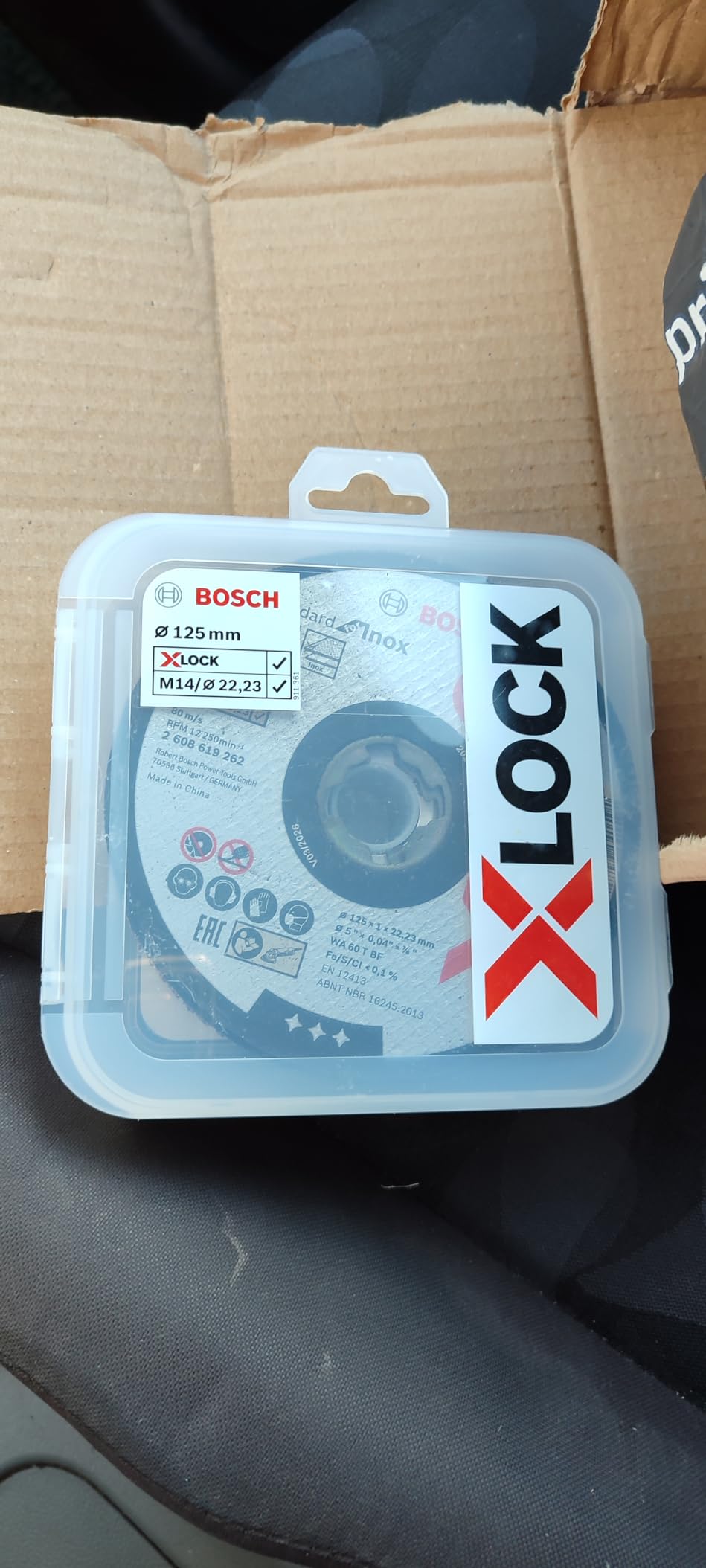Bosch PRO Cutting Grinding coffret disques X-Lock 125 mm 5x