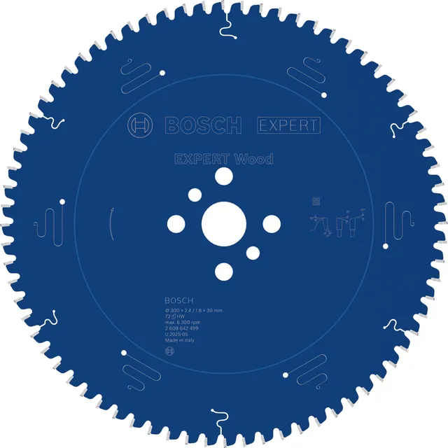 Bosch EXPERT Wood lame scie circulaire 300x30mm 72 dents