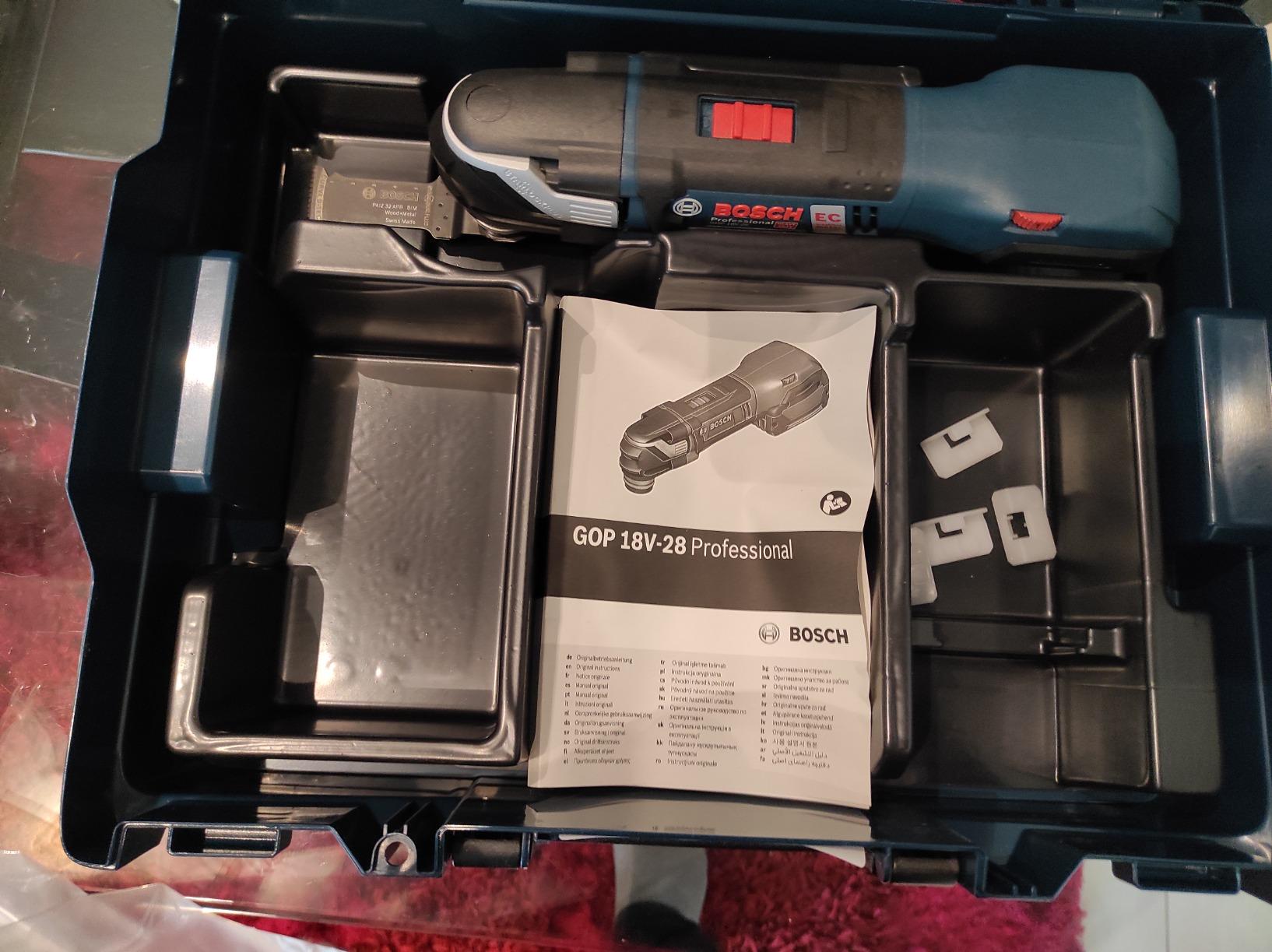 Bosch GOP 18V-28 Découpeur-Ponceur Sans Fil StarlockPlus